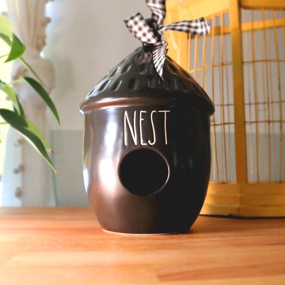 Rae Dunn Nest Birdhouse! Ceramic decor
